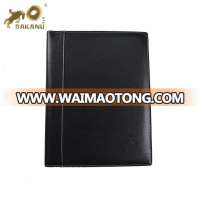 Office Organizer Pu Leather A4 size Black File Folder Document Holder Case