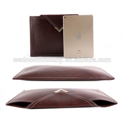 Mens envelope clutch bag A4 leather bags