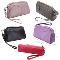 Genuine leather money bag wallet purse coin bags women korean clutch bag