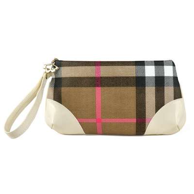 Plaid cloth fabric mini cosmetic bags lipstick makeup bag ladies handbag mini coin purse