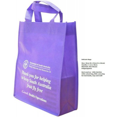 purple pp non woven shopping bag promotional non woven shopping bag