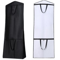 Wholesale black white wedding dress coat storage low price garment bag