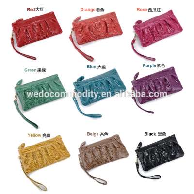 Genuine leather small evening bag purses and clutches