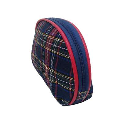 Plaid cloth party bag coin purse cosmetic bag pattern makeup bag