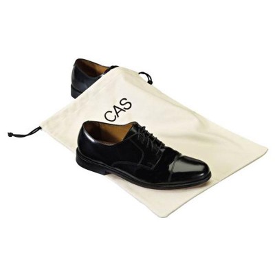 custom muslin cotton dustproof shoes bag with printing brand logo drawstring shoes storage dust bag wholesale